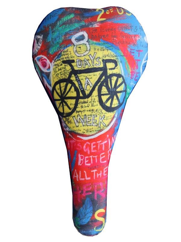 8 Days Blue Bike Saddle Cover | Cycology AUS