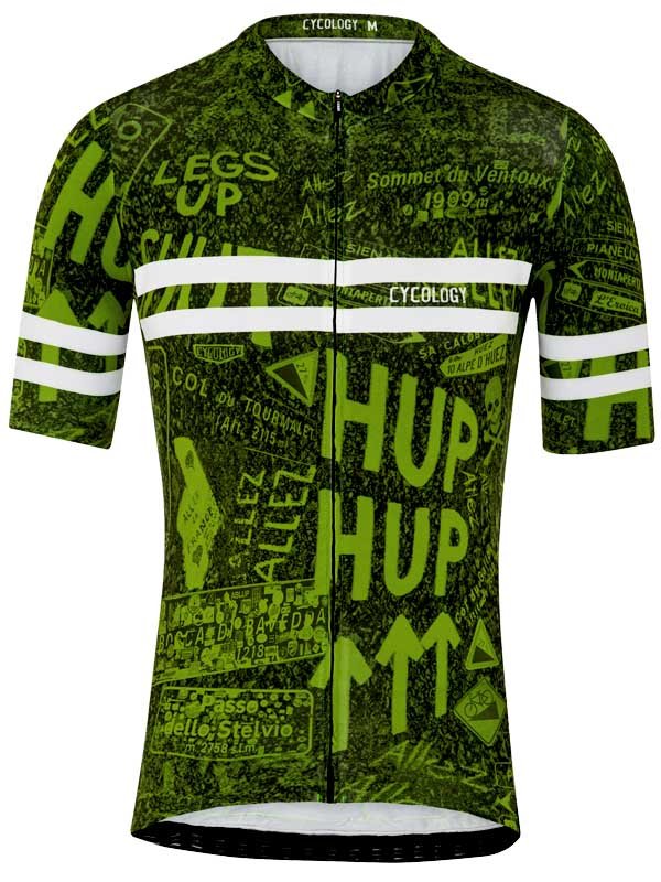 Allez Allez Green Race Fit Cycling Jersey | Cycology AUS