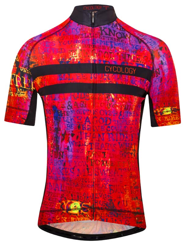 Bike 2XS Mens Red Cycling Jersey | Cycology AUS