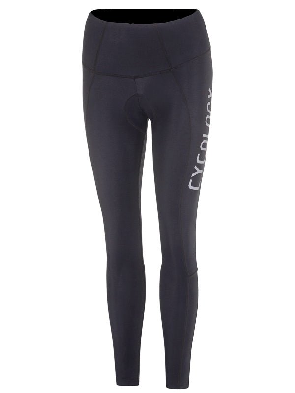 Cycology Women's Winter Black Cycling Tights | Cycology AUS