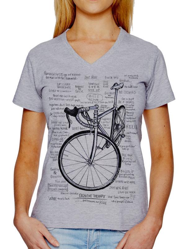 Cognitive Therapy Women's T-Shirt Grey (V-Neck)