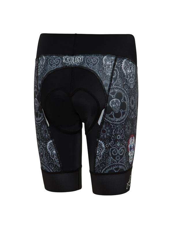 Day of the Living Women's Cycling Shorts Black