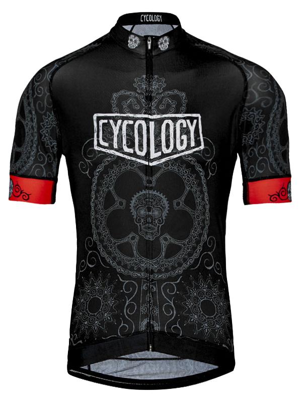 Day of the Living Mens Black Cycling Jersey | Cycology AUS