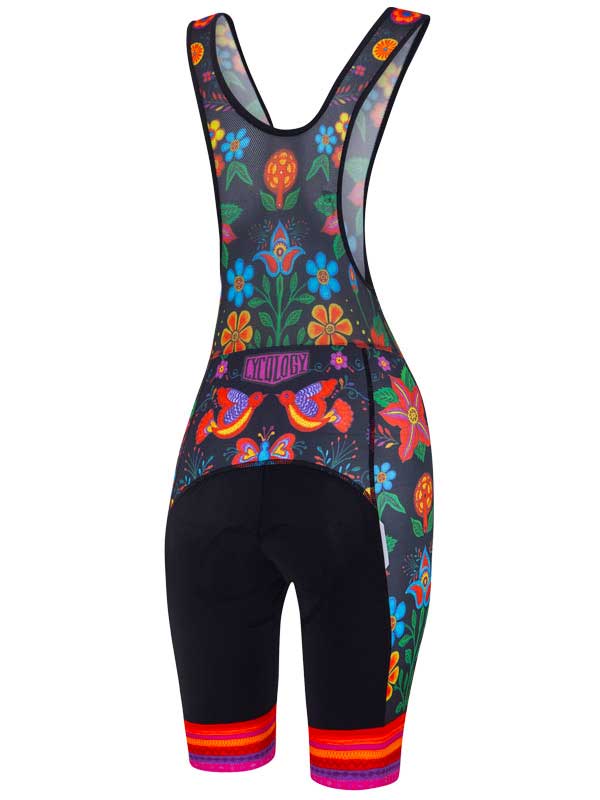 Frida Womens Cycling Black Bib Shorts | Cycology AUS