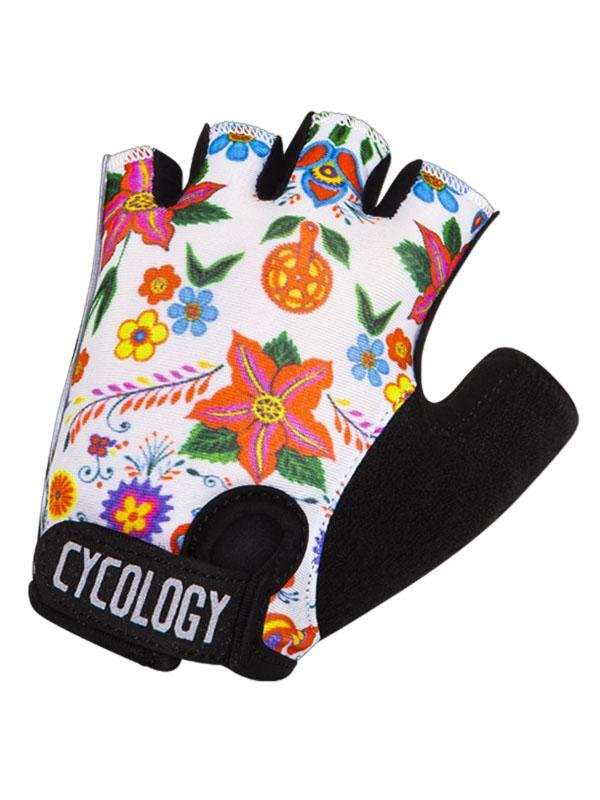 Frida Cycling Gloves White