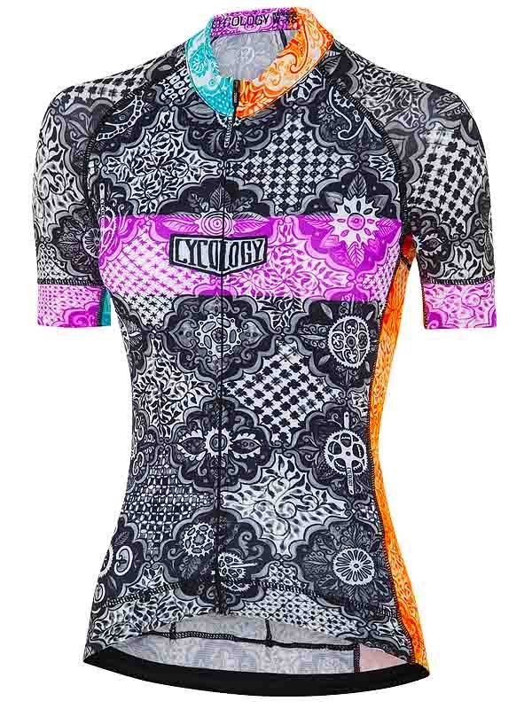 Lola Womens Black Short Sleeve Cycling Jersey | Cycology AUS