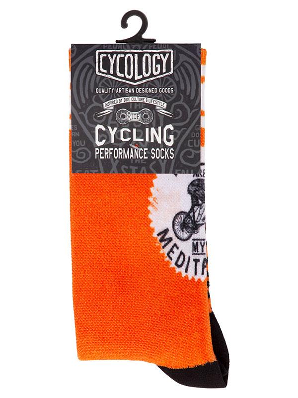 Miles are my Meditation Cycling Socks