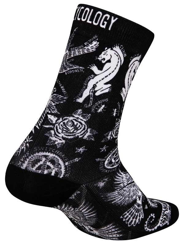 Ride Forever Black Cycling Socks | Cycology Clothing AUS