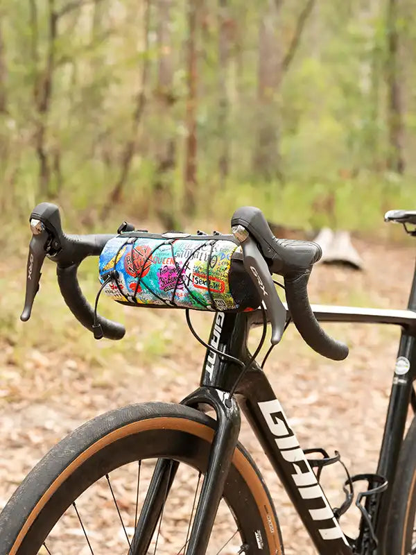 Rock N Roll Blue Bike Handlebar Bag | Cycology AUS