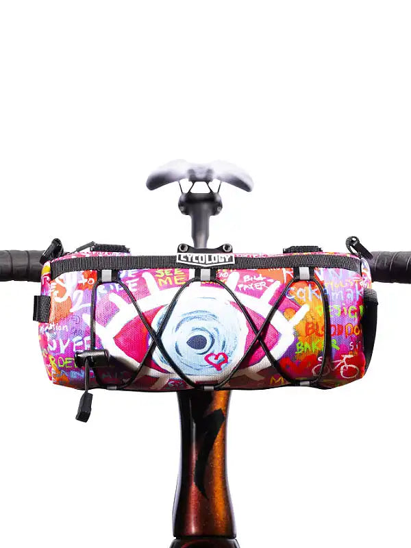 See Me Pink Bike Handlebar Bag | Cycology AUS