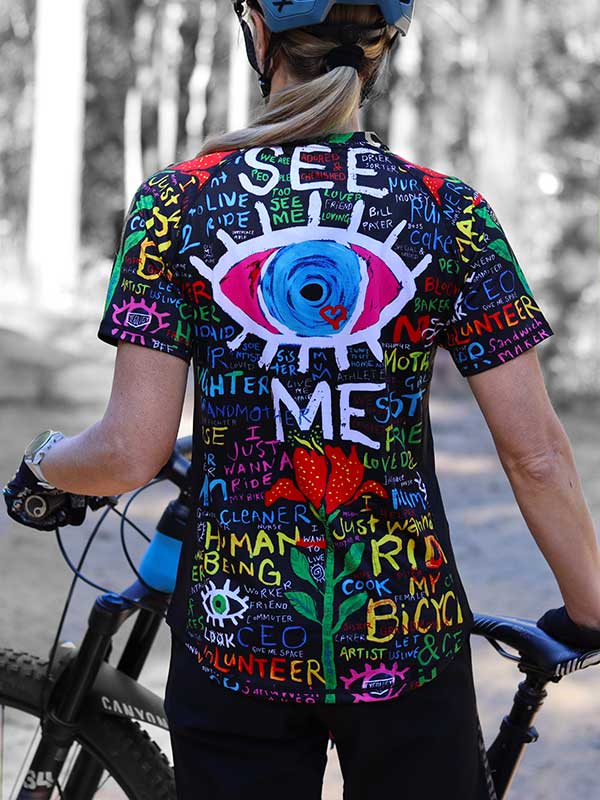 See Me (Black) Women's MTB Jersey