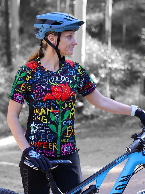 See Me (Black) Women's MTB Jersey