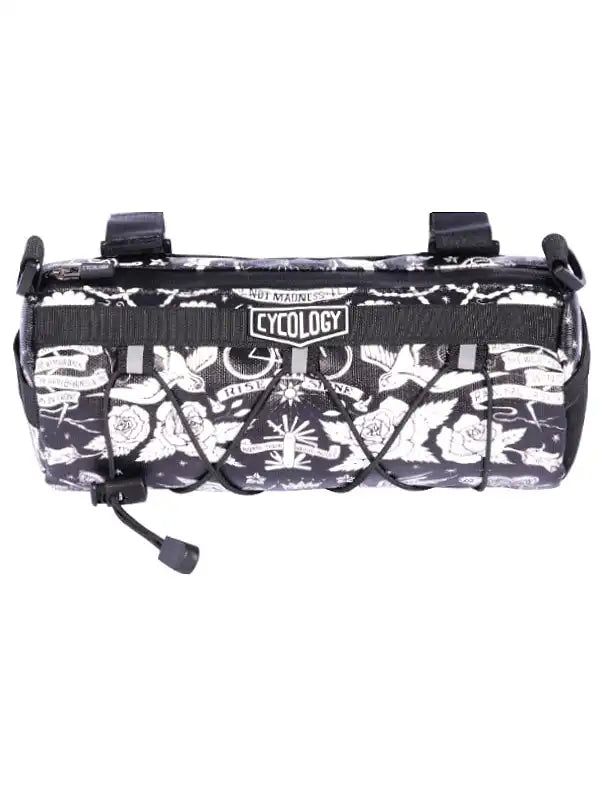 Velo Tattoo Black Bike Handlebar Bag | Cycology AUS