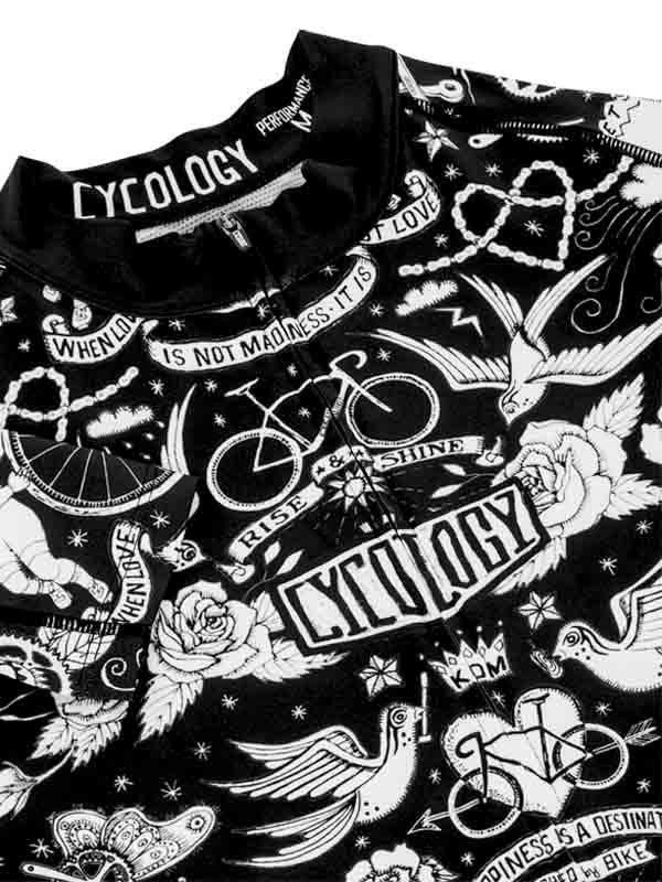 Velo Tattoo Lightweight Long Sleeve Summer Jersey