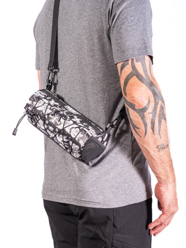 Velo Tattoo Black Bike Handlebar Bag | Cycology AUS