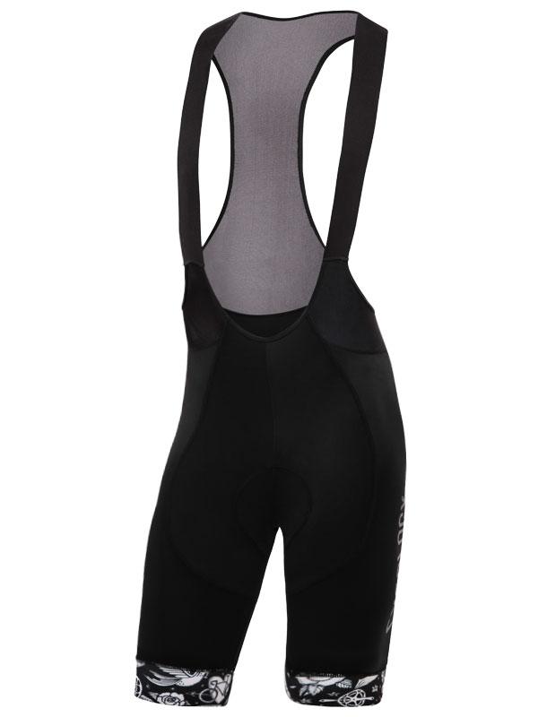 Velo Tattoo Mens Black Cycling Bib Shorts | Cycology AUS