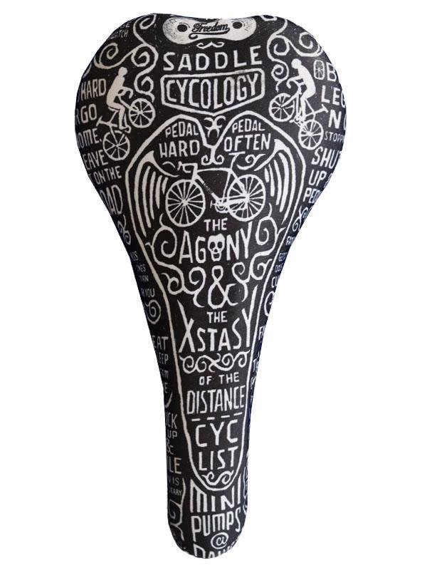 Wisdom Black Bike Saddle Cover | Cycology AUS