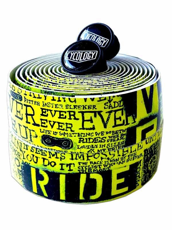 Ride Graffiti Lime Handlebar Tape | Cycology AUS